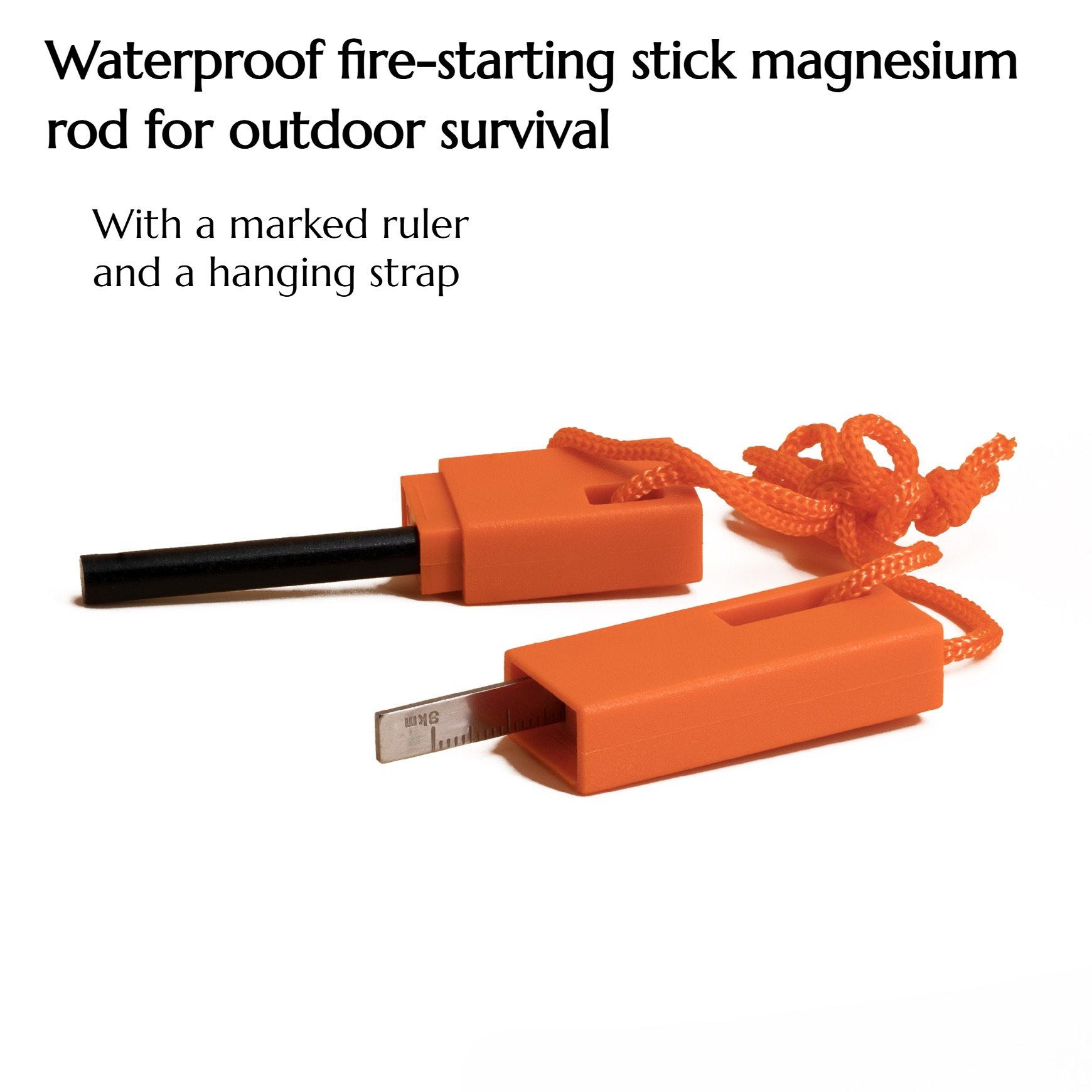 Magnesium Fire Starter - 5PCS Outdoor Survival Waterproof Fire-starting Stick