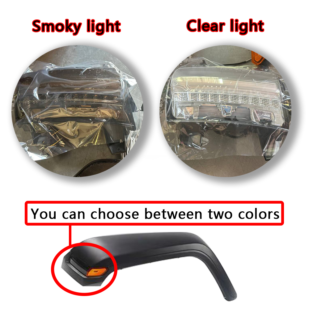 Signal Flare Kit - Lantsun J374-2 Front Fender Flares ABS
