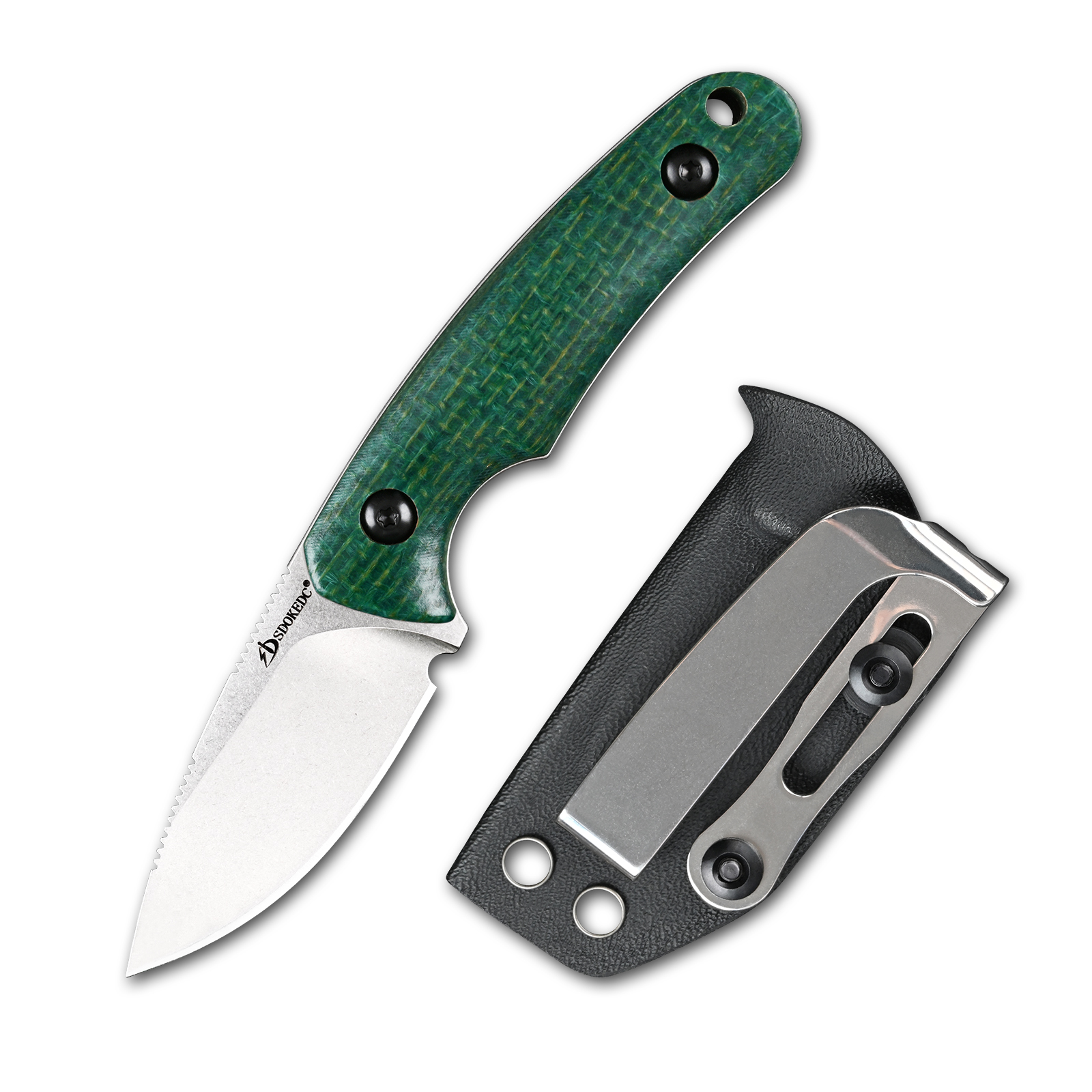 Bushcraft Knife Fixed - Premium SDOKEDC DC53 Steel EDC Cutting