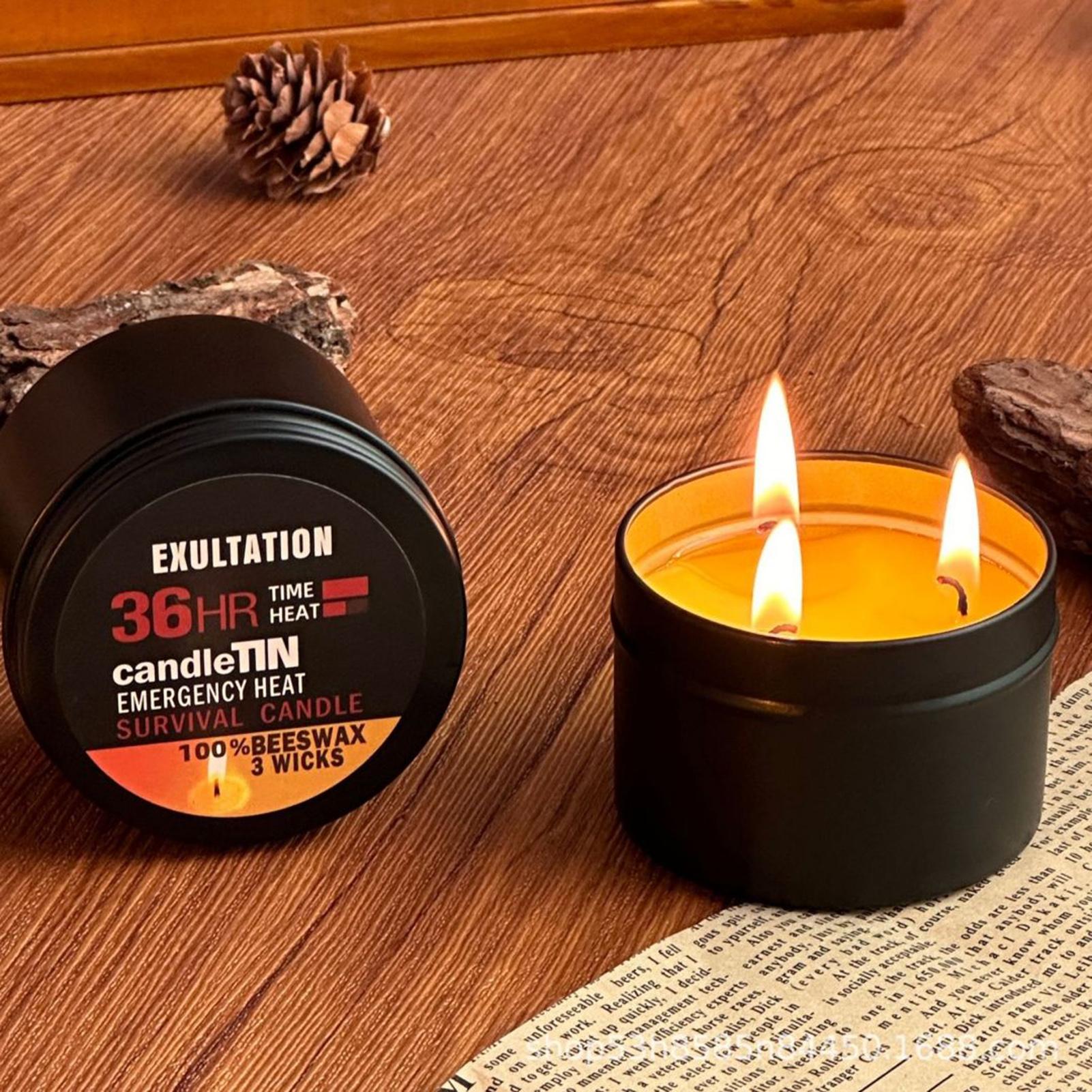 Fire Starting Kit - Long Burning Candles Camping Candle With