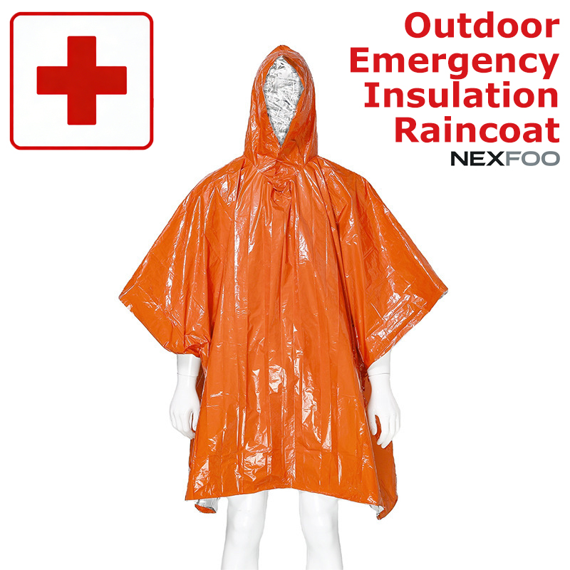 Emergency Poncho Rain - Multifunctional Emergency Rain Poncho Long Thickened
