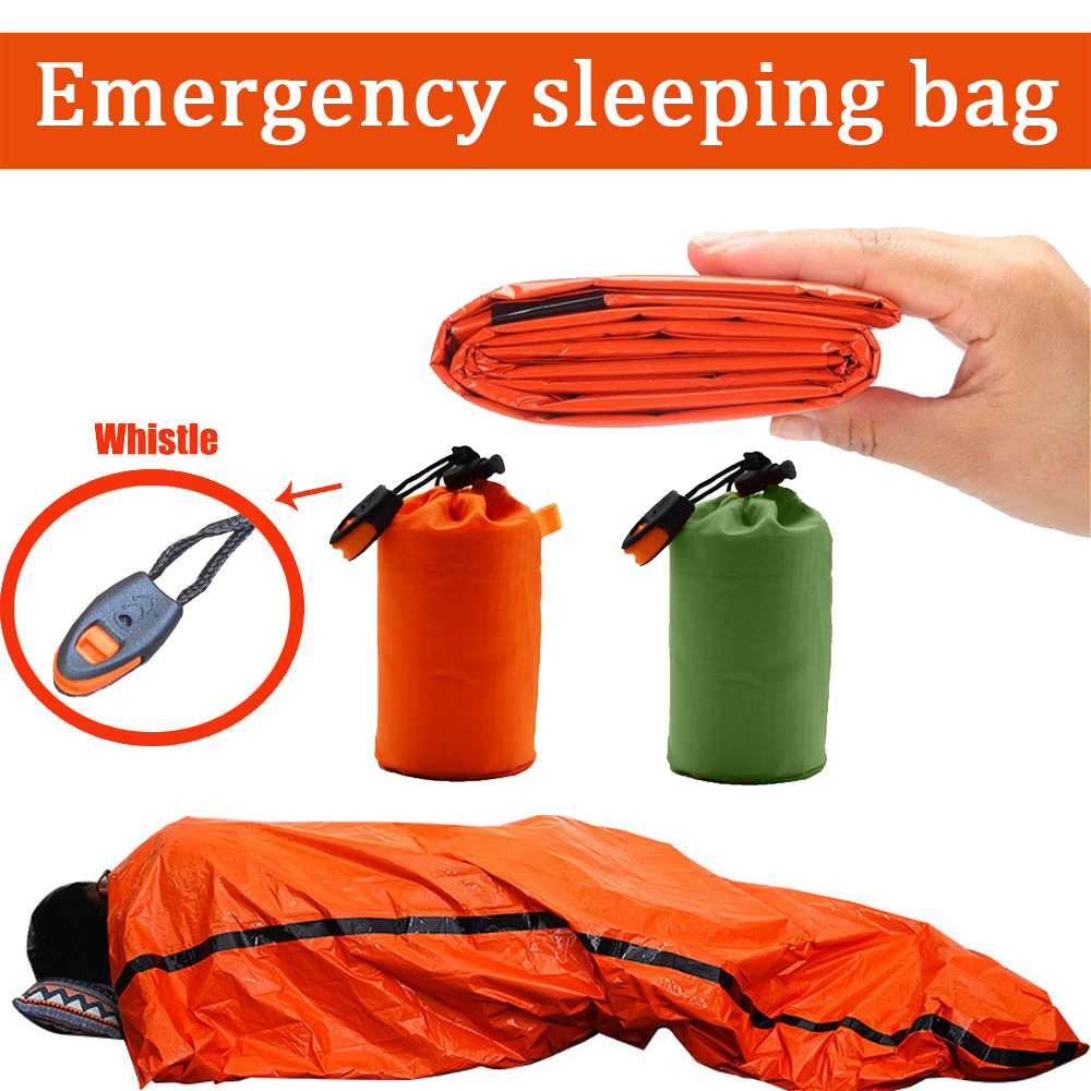 Emergency Mylar Tent - Portable Waterproof Emergency Survival Sleeping Bag