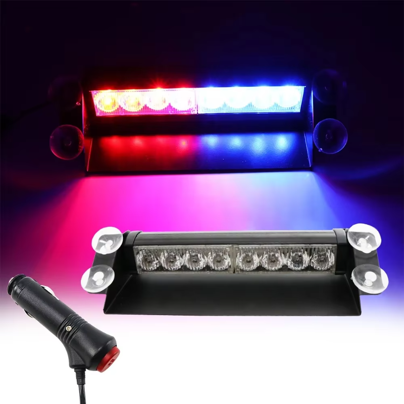 Sos Light Strobe - 8 LED Universal Car Strobe Light