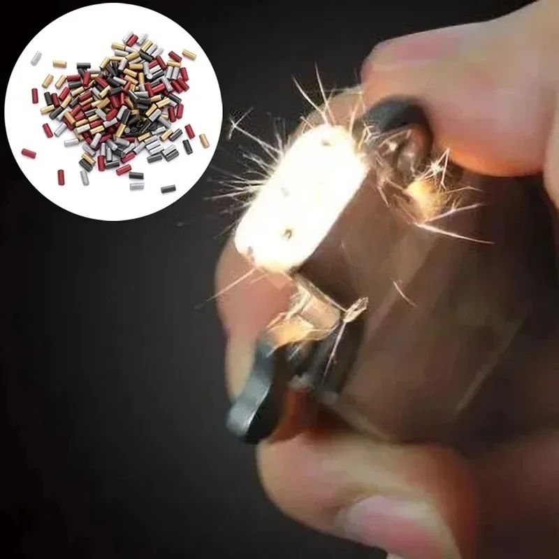 Fire Starting Kit - 100 pieces of flint gold black
