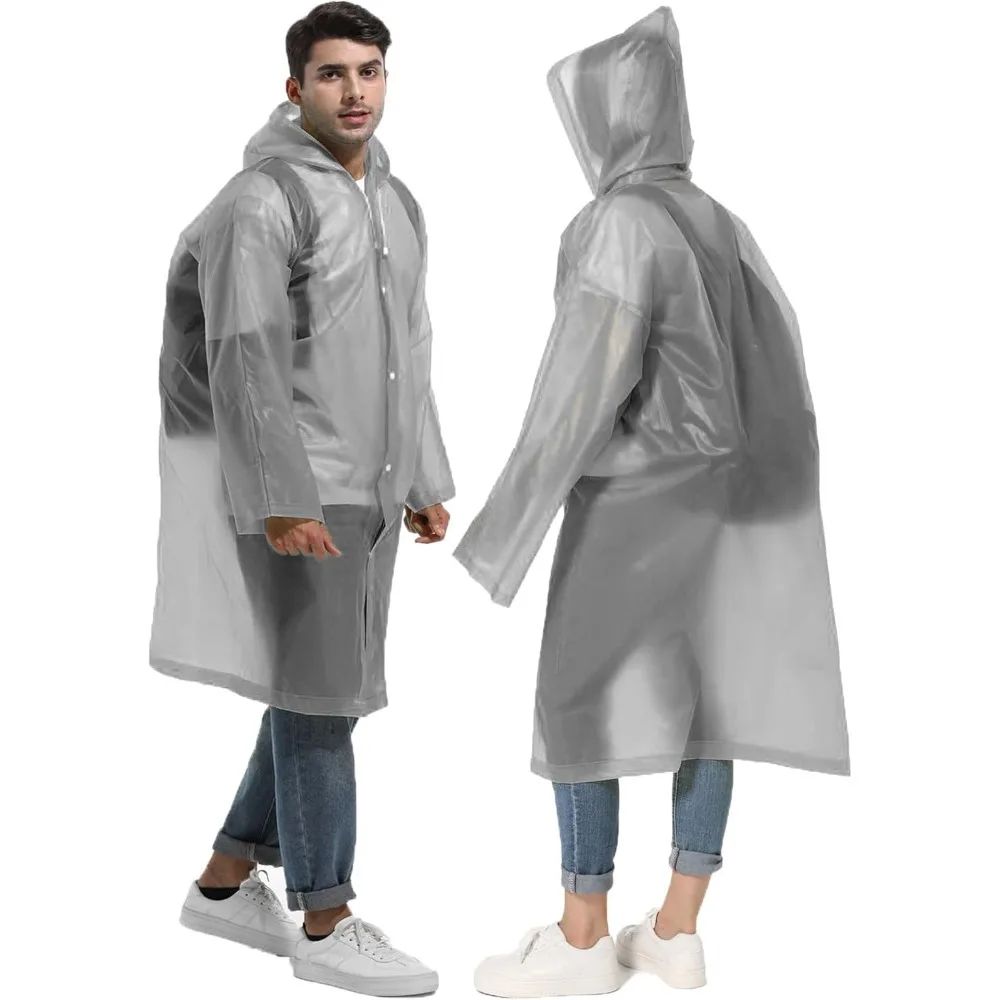 Emergency Poncho Rain - ﻿1/2PCS Compact Reusable Rain Poncho Lightweight