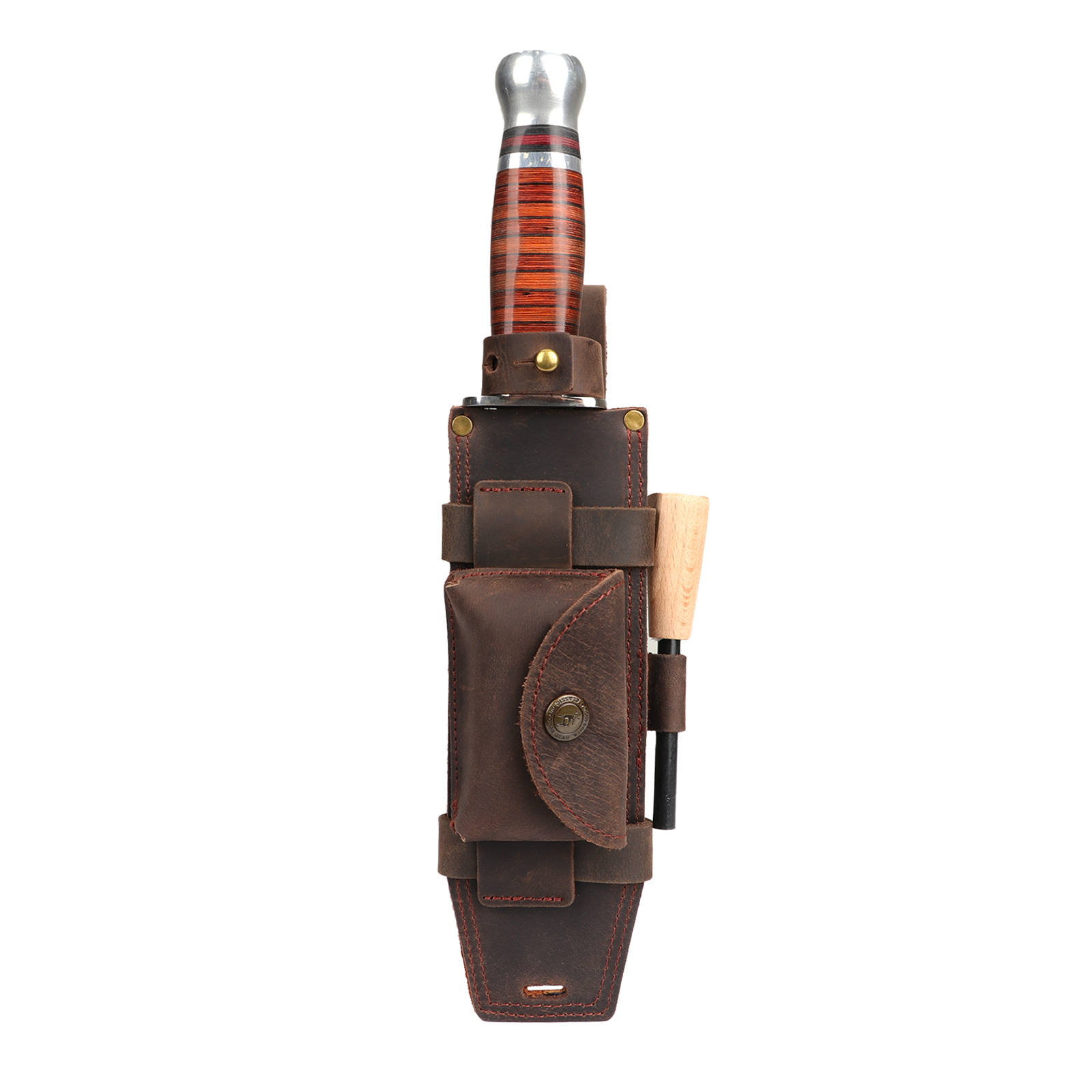Tourbon Camping Leather Knife  - Bushcraft Knife Fixed 评论和价格