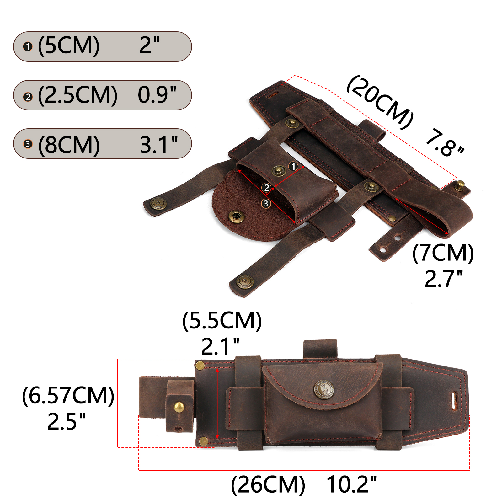 Tourbon Camping Leather Knife  - Bushcraft Knife Fixed 评论和价格