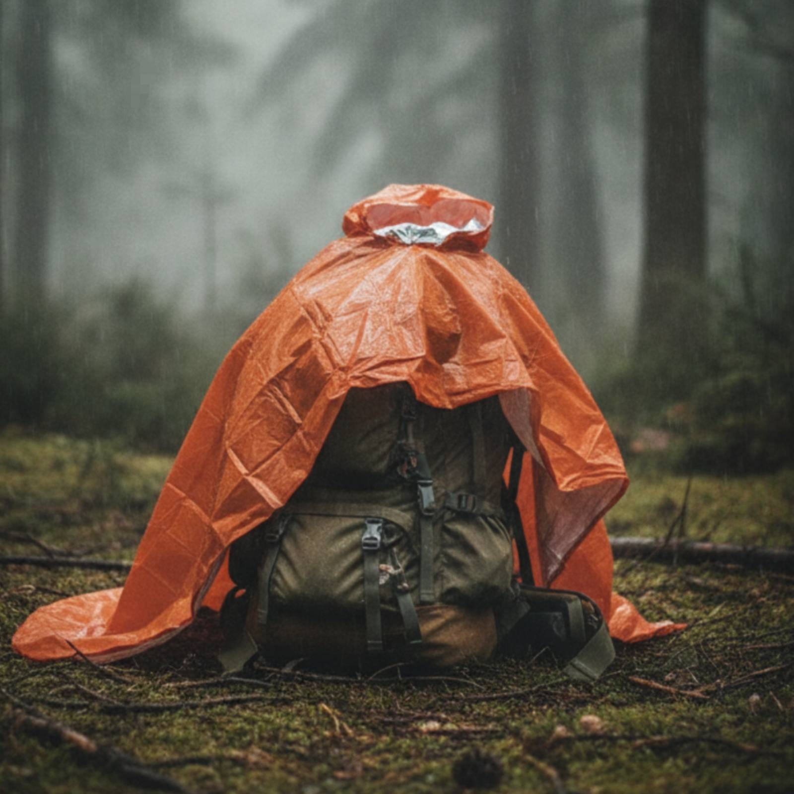 Hooded Rain Poncho Windproof E - Emergency Poncho Rain 评论和价格