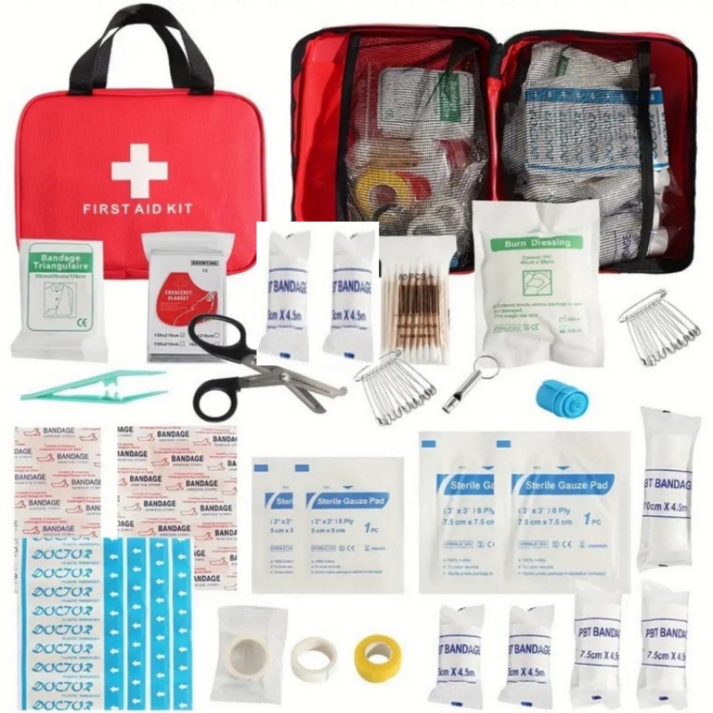 173Pcs First Aid Kit Full Set  - Bivy Bag Emergency 评论和价格