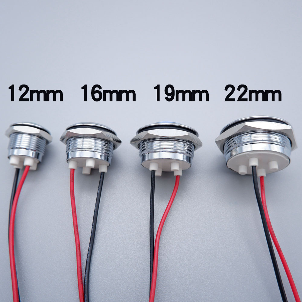 Metal LED Indicator Light 12mm - Signal Panel Orange 评论和价格