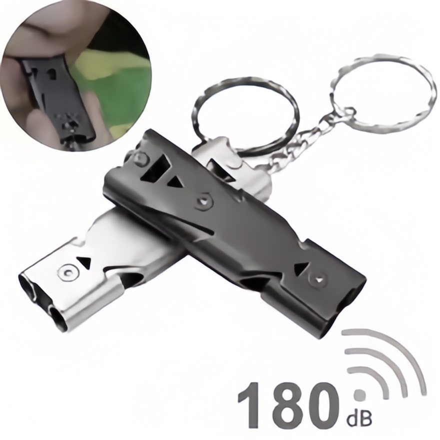 Survival Whistle Keychain–High - Emergency Whistle Loud 评论和价格