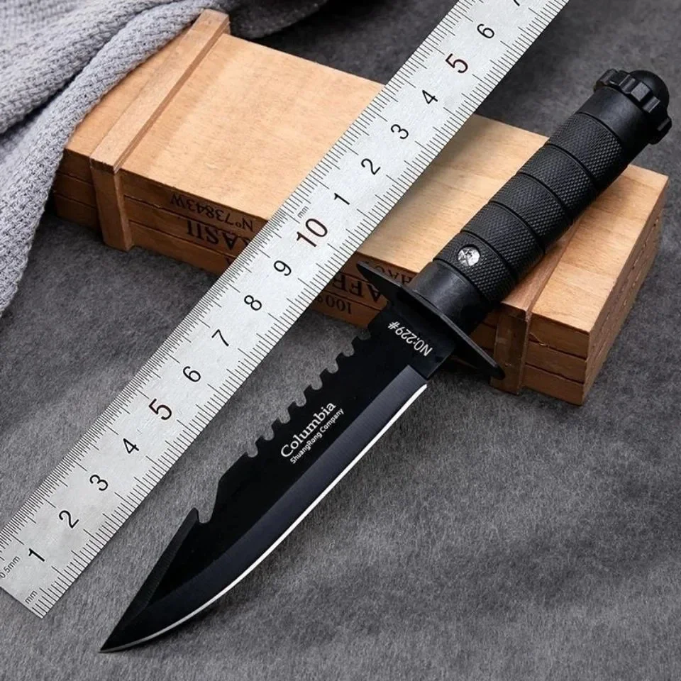 7CR17MOV Camping Outdoor Strai - Bushcraft Knife Fixed 评论和价格