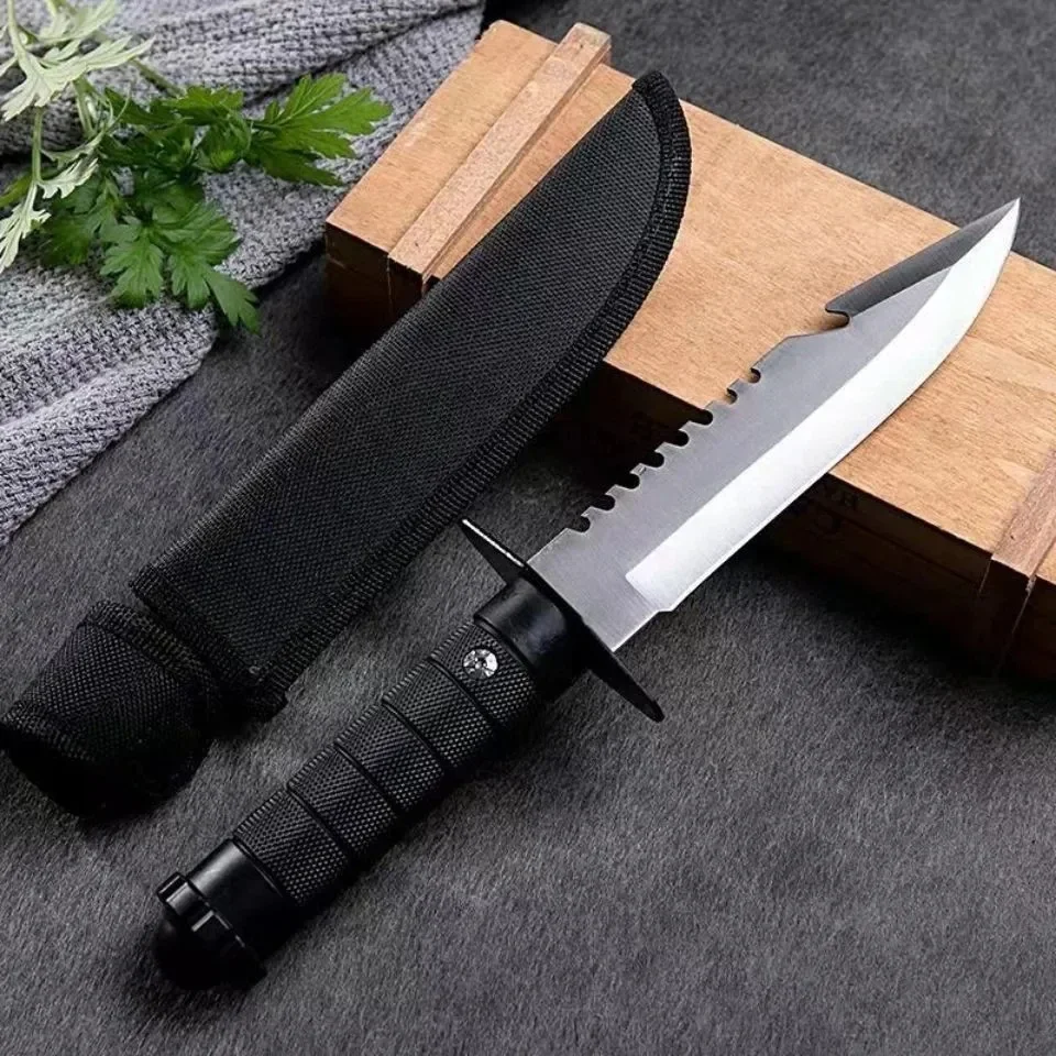 7CR17MOV Camping Outdoor Strai - Bushcraft Knife Fixed 评论和价格