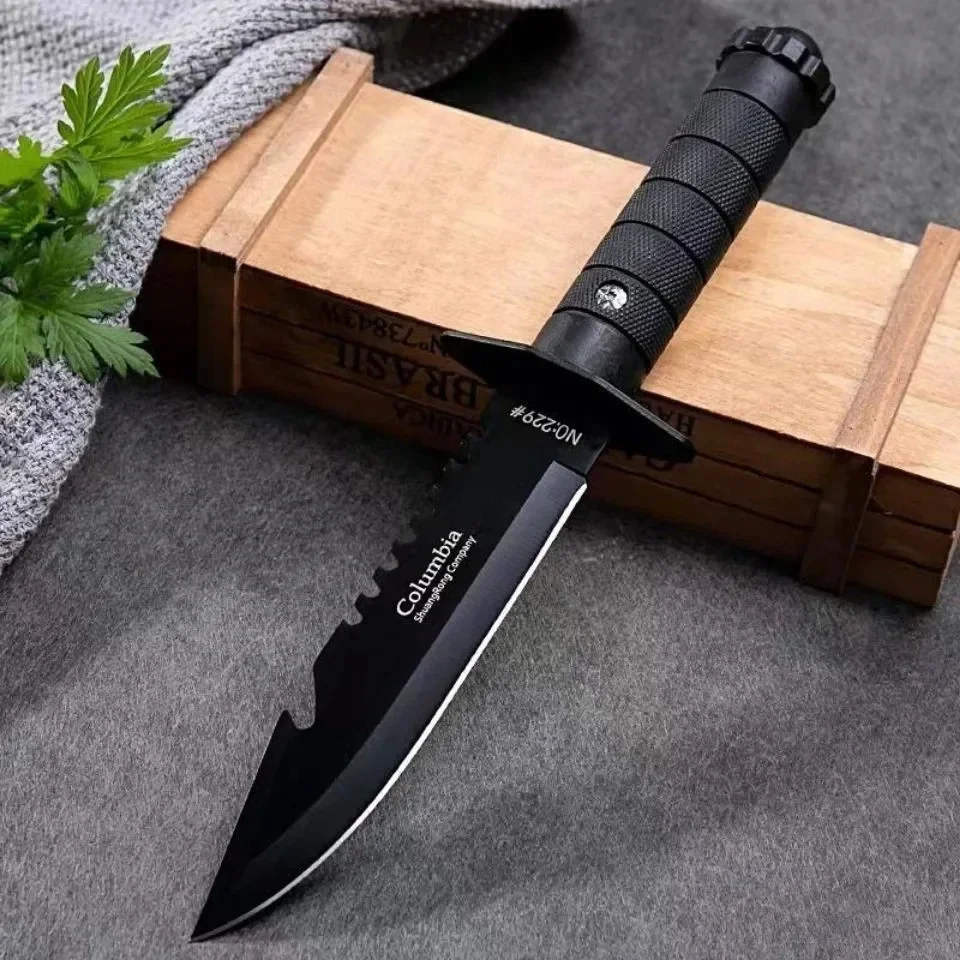 7CR17MOV Camping Outdoor Strai - Bushcraft Knife Fixed 评论和价格