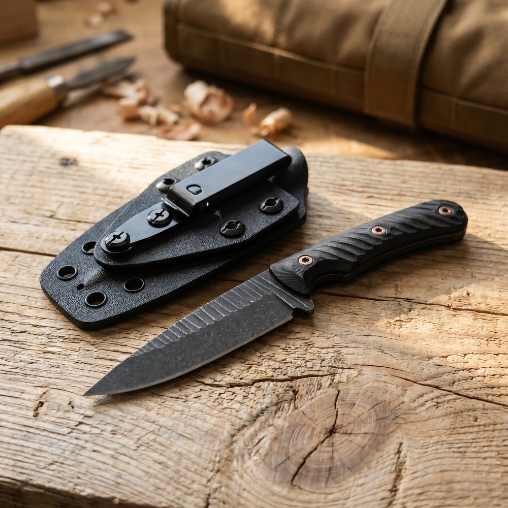 Full Tang Bushcraft Knife D2 B - Bushcraft Knife Fixed 评论和价格