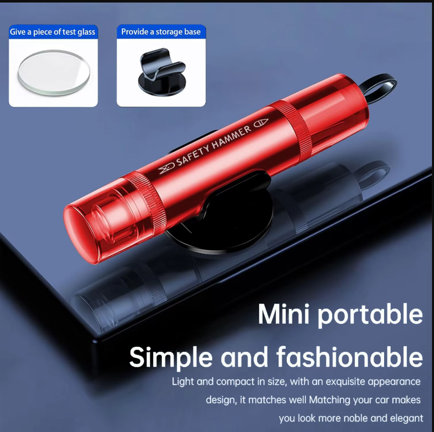 Car Safety Hammer Window Glass - Rescue Rope Throw 评论和价格