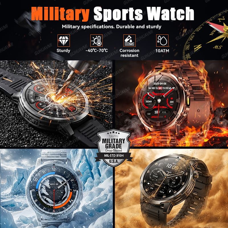 2026 New outdoor Smart watch M - Compass Lensatic 评论和价格