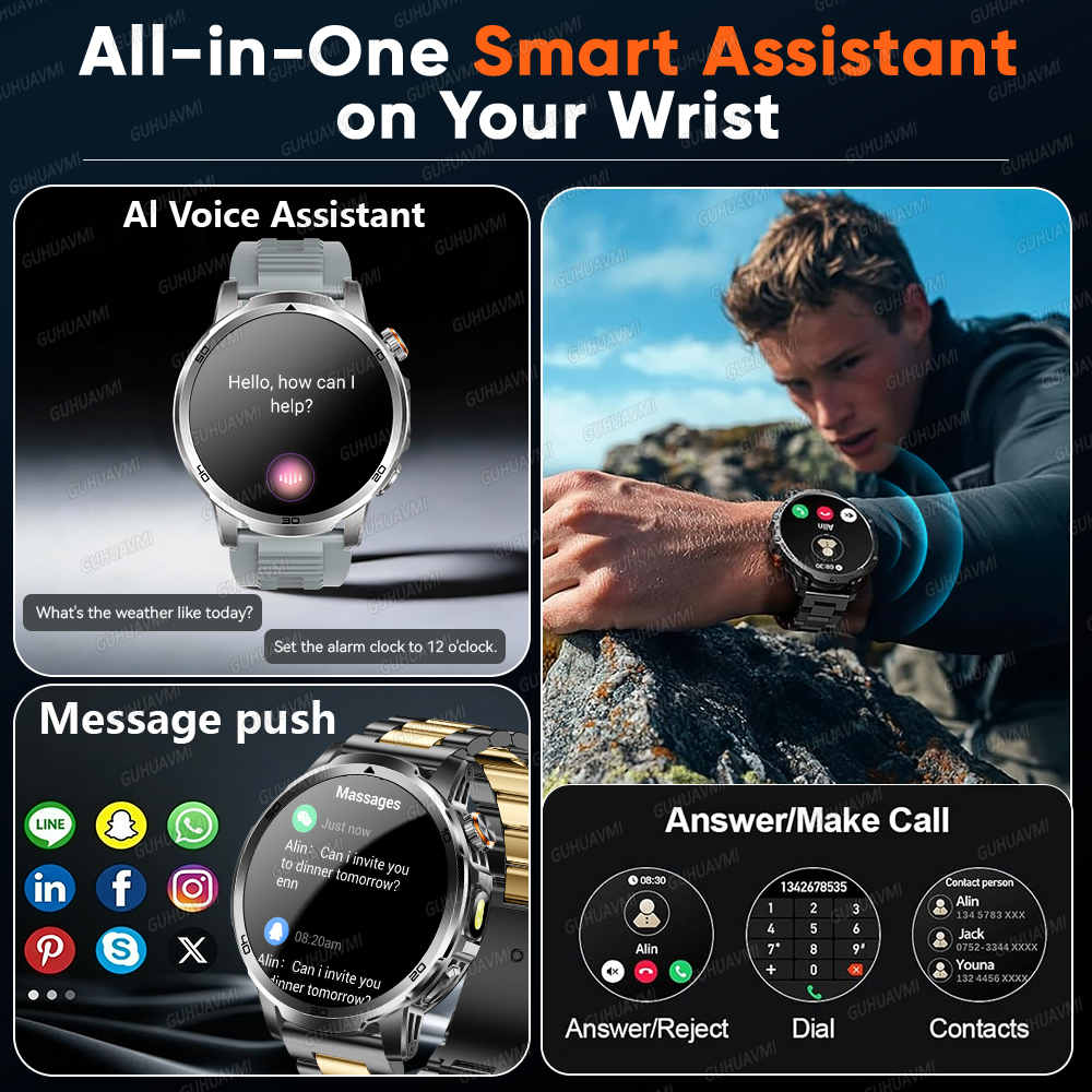 2026 New outdoor Smart watch M - Compass Lensatic 评论和价格
