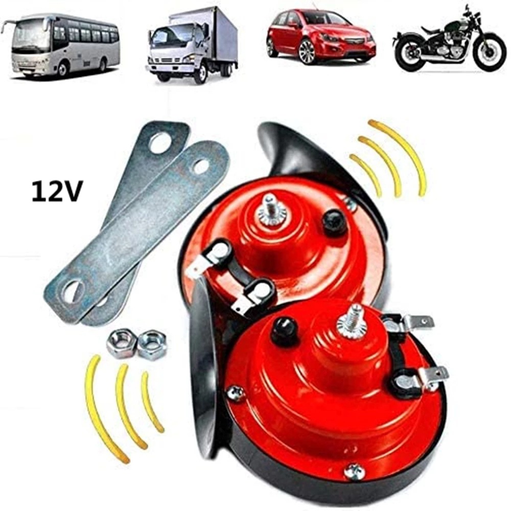 12V Super Loud Car 300DB Dual  - Emergency Whistle Loud 评论和价格