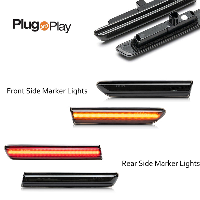 Smoked Lens Front Amber / Rear - Signal Flare Kit 评论和价格