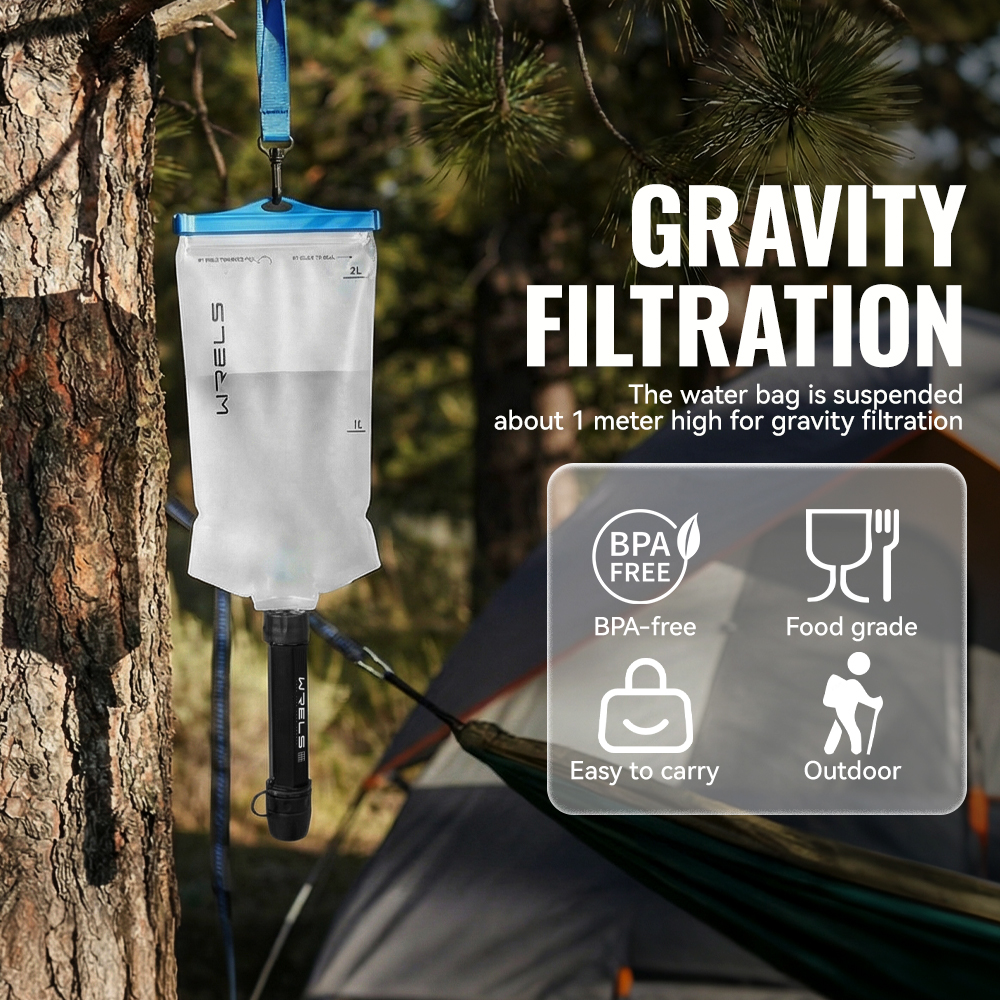 WRELS Outdoor Portable Water P - Water Purification Straw 评论和价格