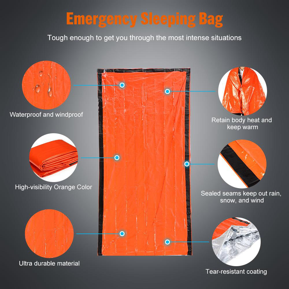 Waterproof Reusable Thermal My - Emergency Mylar Tent 评论和价格