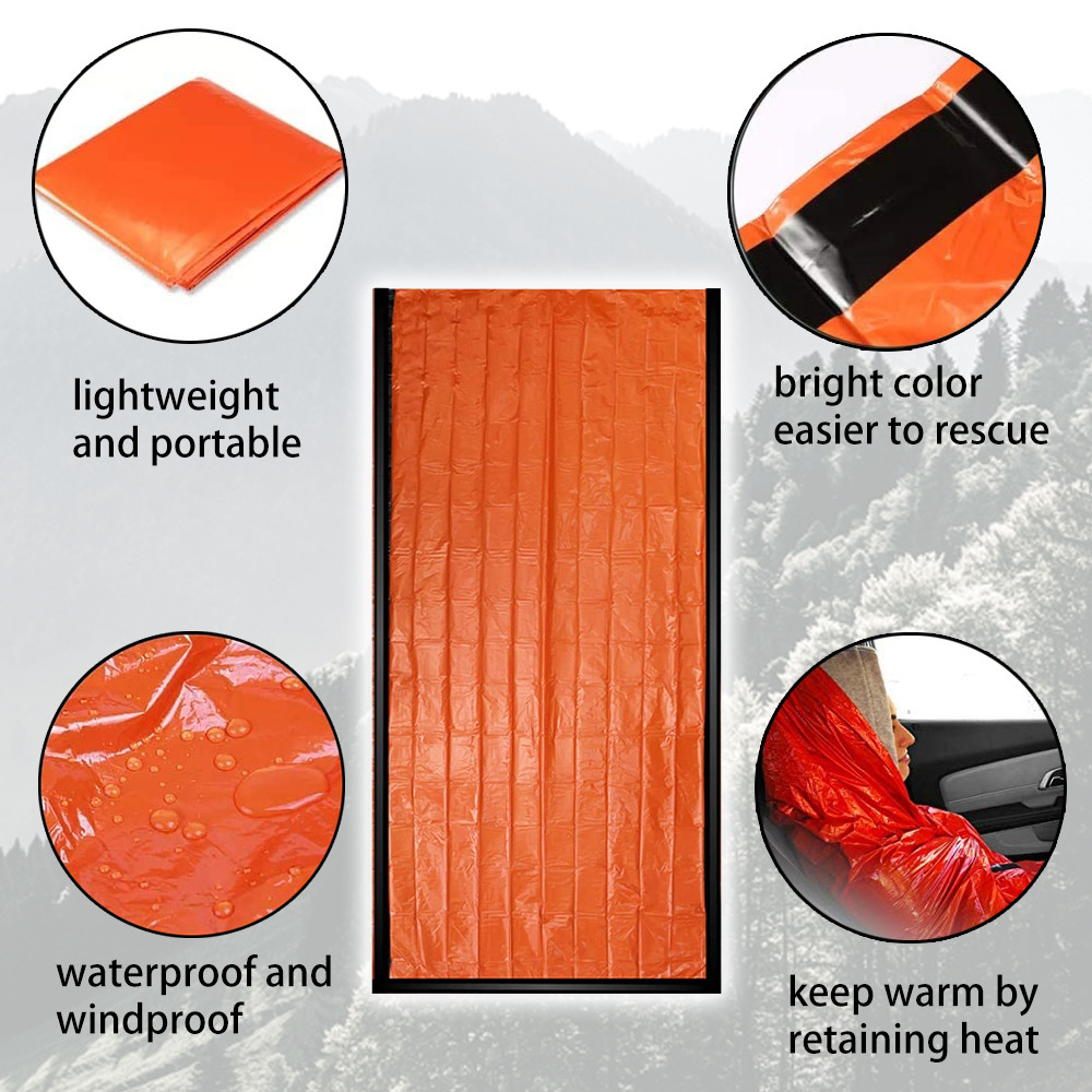 Waterproof Reusable Thermal My - Emergency Mylar Tent 评论和价格