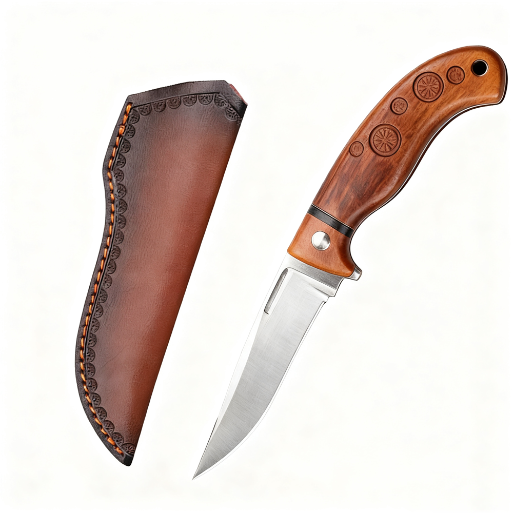 22cm Fixed Blade Knife Scabbar - Bushcraft Knife Fixed 评论和价格