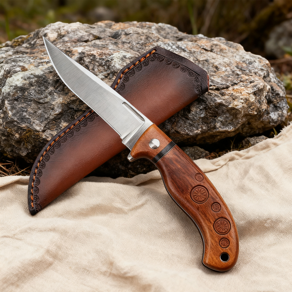 22cm Fixed Blade Knife Scabbar - Bushcraft Knife Fixed 评论和价格