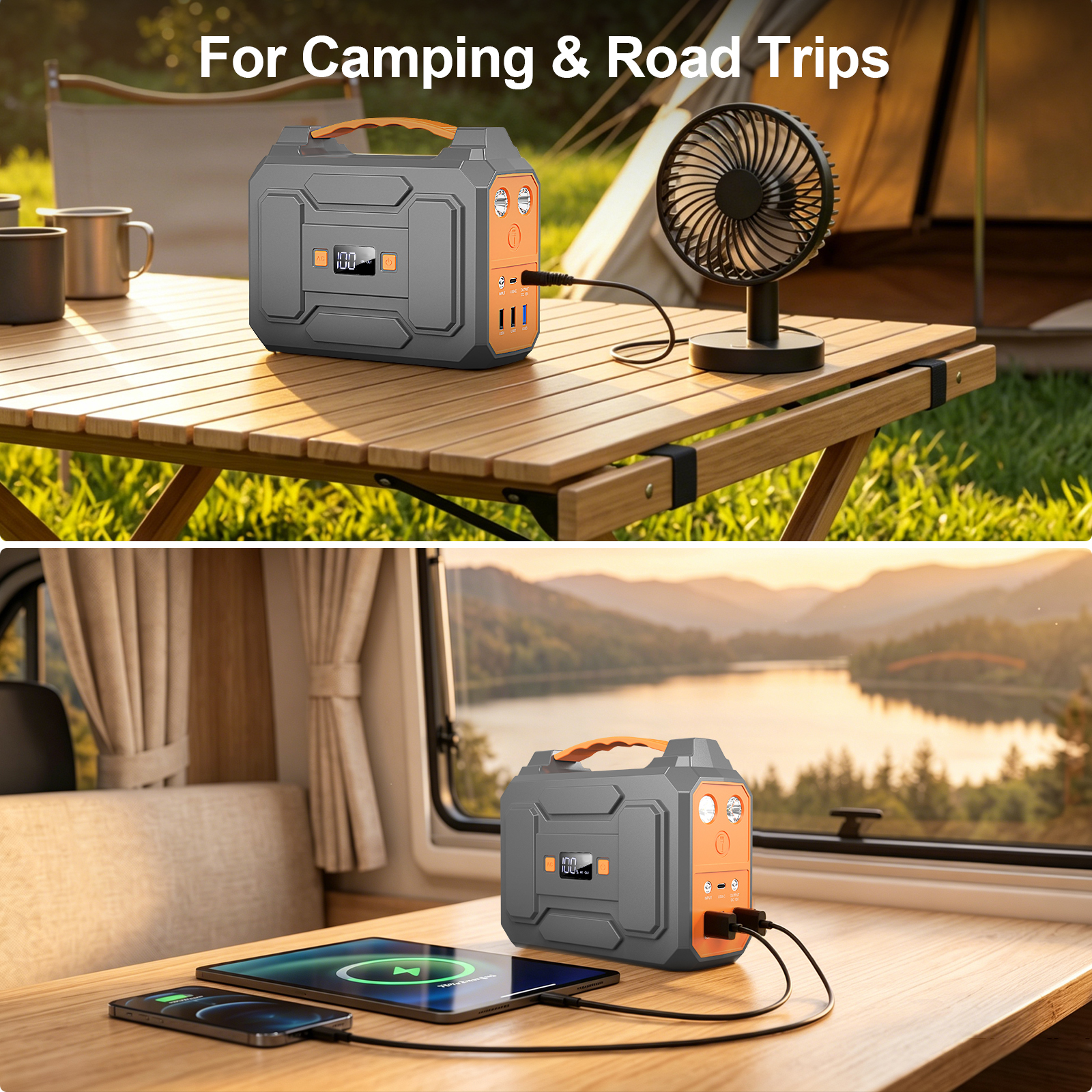 100W/146Wh Portable Power Stat - Solar Emergency Charger 评论和价格