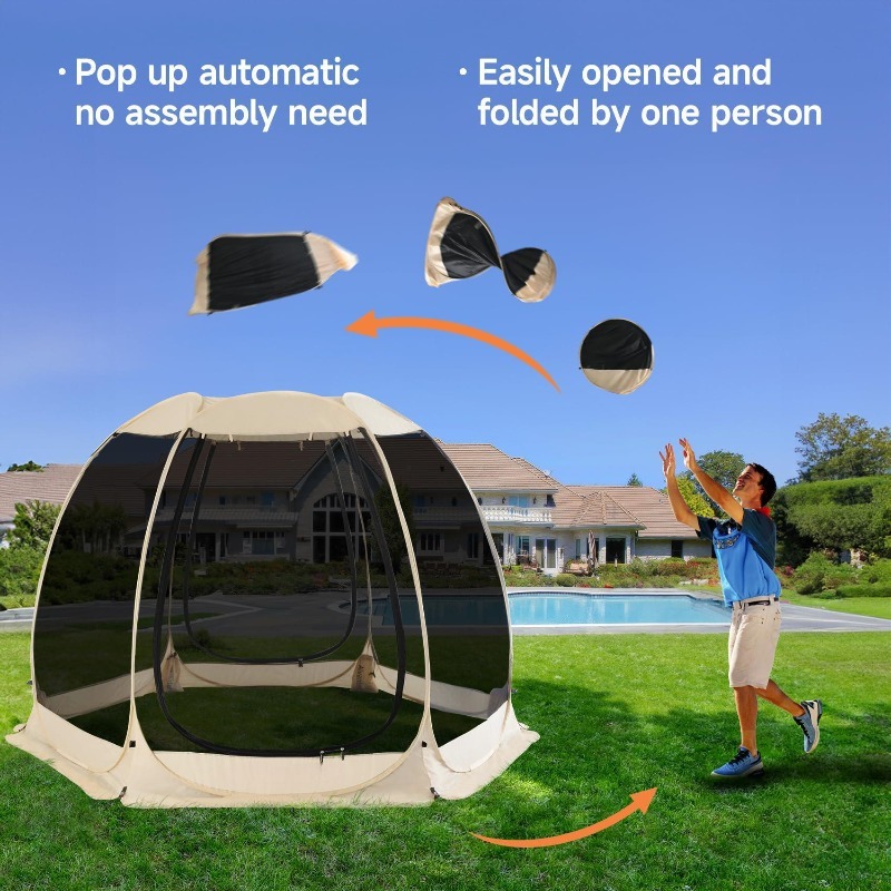 Hot Sale 6 Sided Mesh Screen P - Emergency Mylar Tent 评论和价格