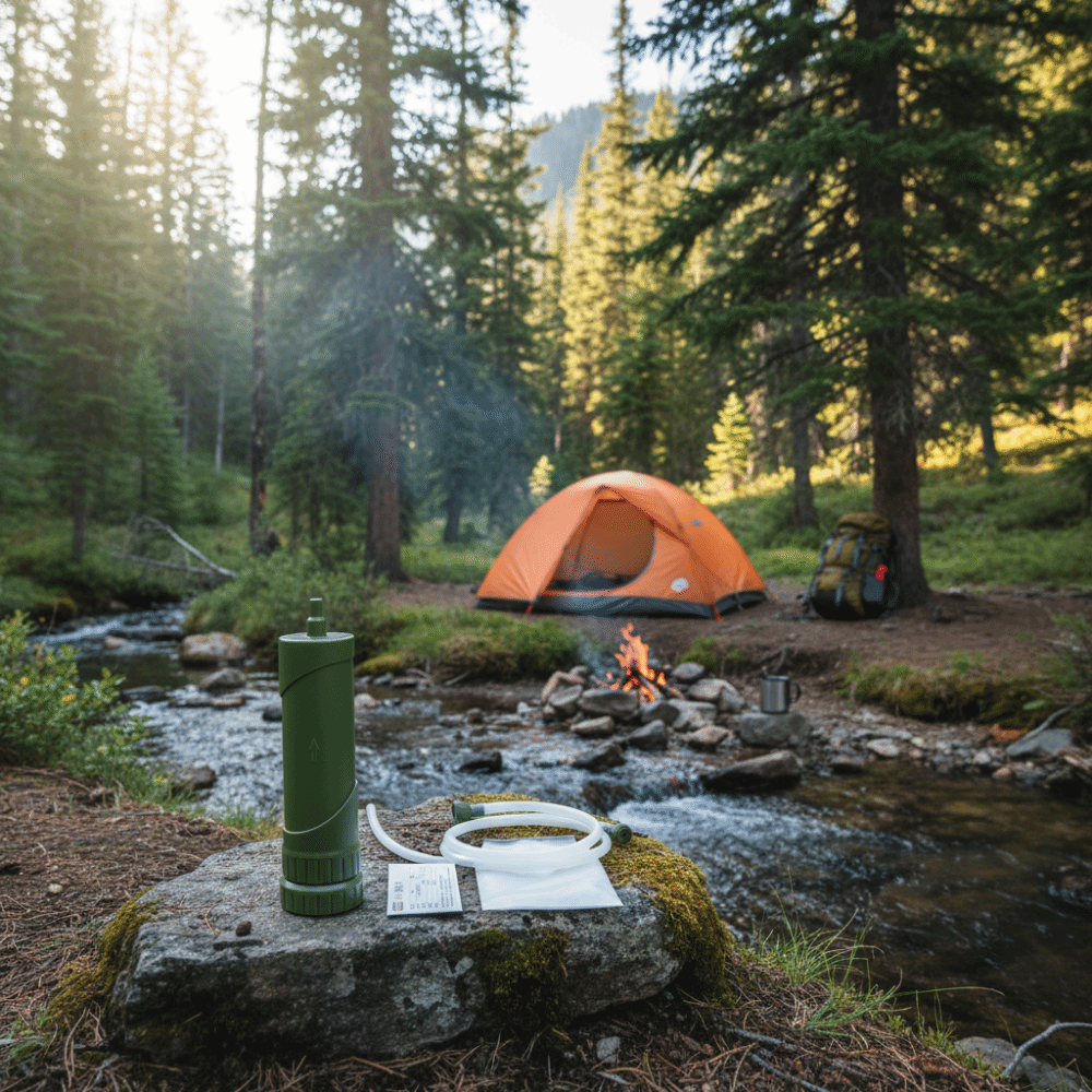 ABS Outdoor Mini Water Filter  - Water Purification Straw 评论和价格