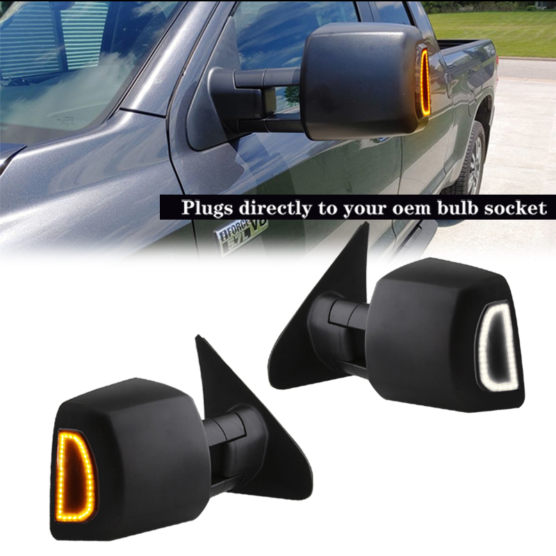 2pcs Switchback LED Side Mirro - Signal Panel Orange 评论和价格