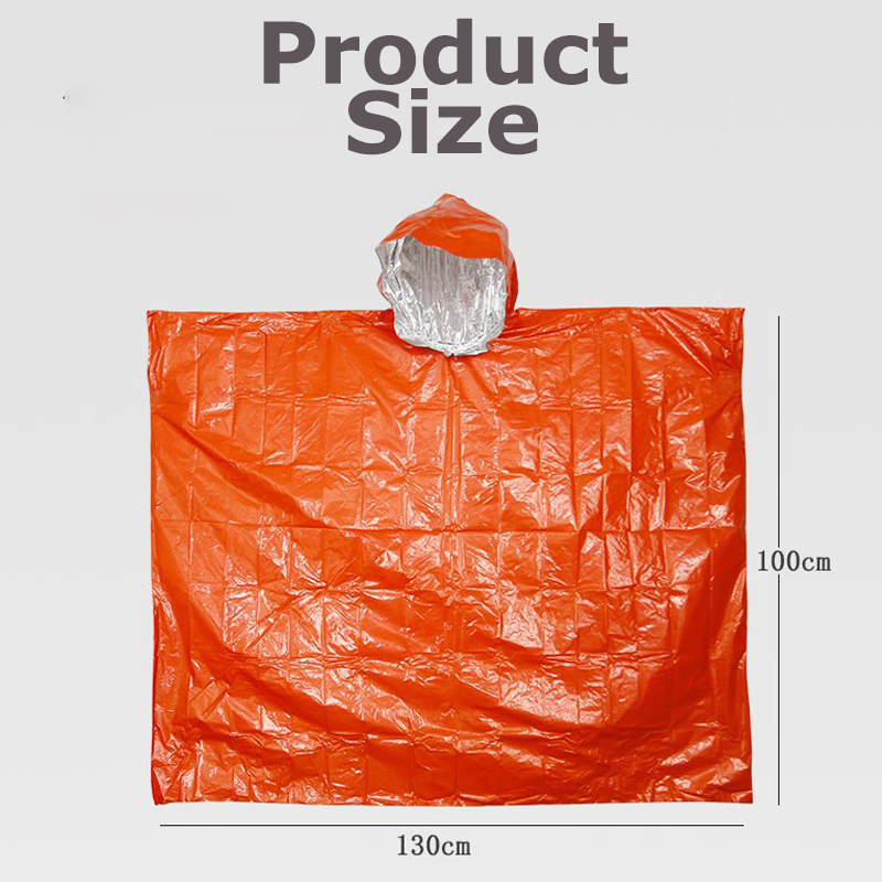 Multifunctional Emergency Rain - Emergency Poncho Rain 评论和价格