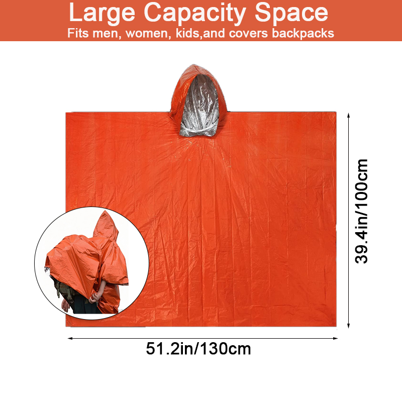 SSUNTAK Emergency Survival Rai - Emergency Poncho Rain 评论和价格
