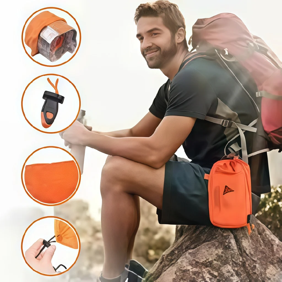 2-Person Emergency Survival Sh - Emergency Mylar Tent 评论和价格