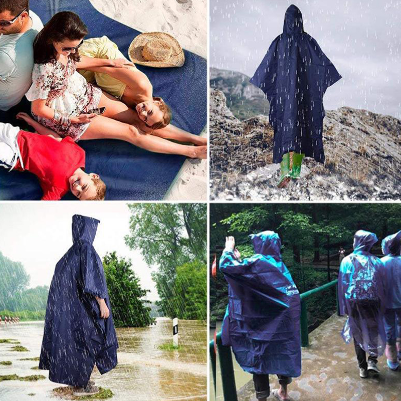 Heavy Duty Rain Poncho For Bac - Emergency Poncho Rain 评论和价格