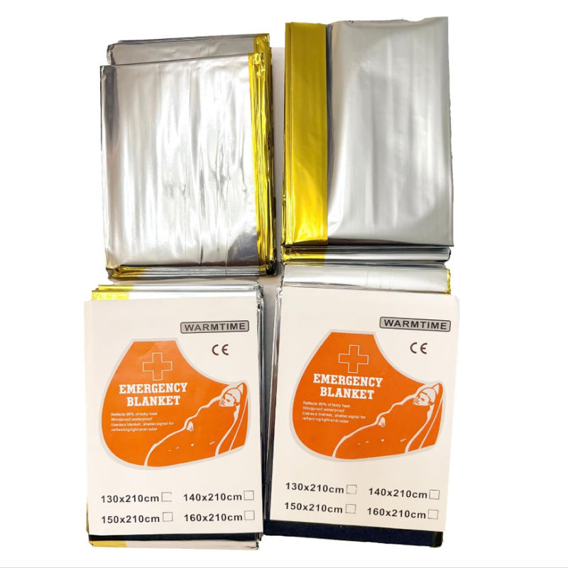 4 Pack Gold Silver Mylar Emerg - Emergency Mylar Tent 评论和价格