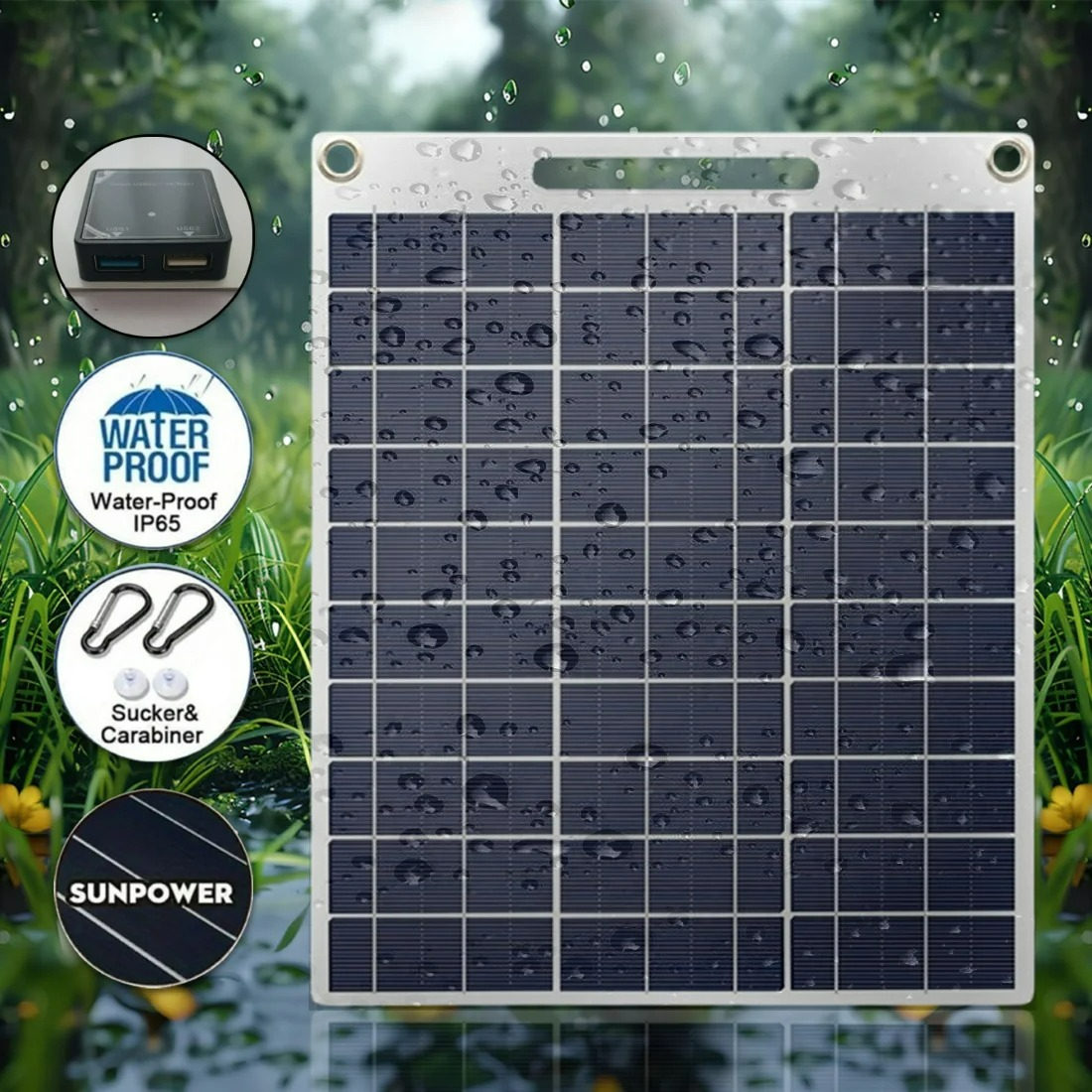 Sun Powered High Speed Dual US - Solar Emergency Charger 评论和价格