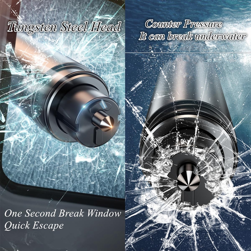 2 In 1 Car Safety Hammer Emerg - Rescue Rope Throw 评论和价格