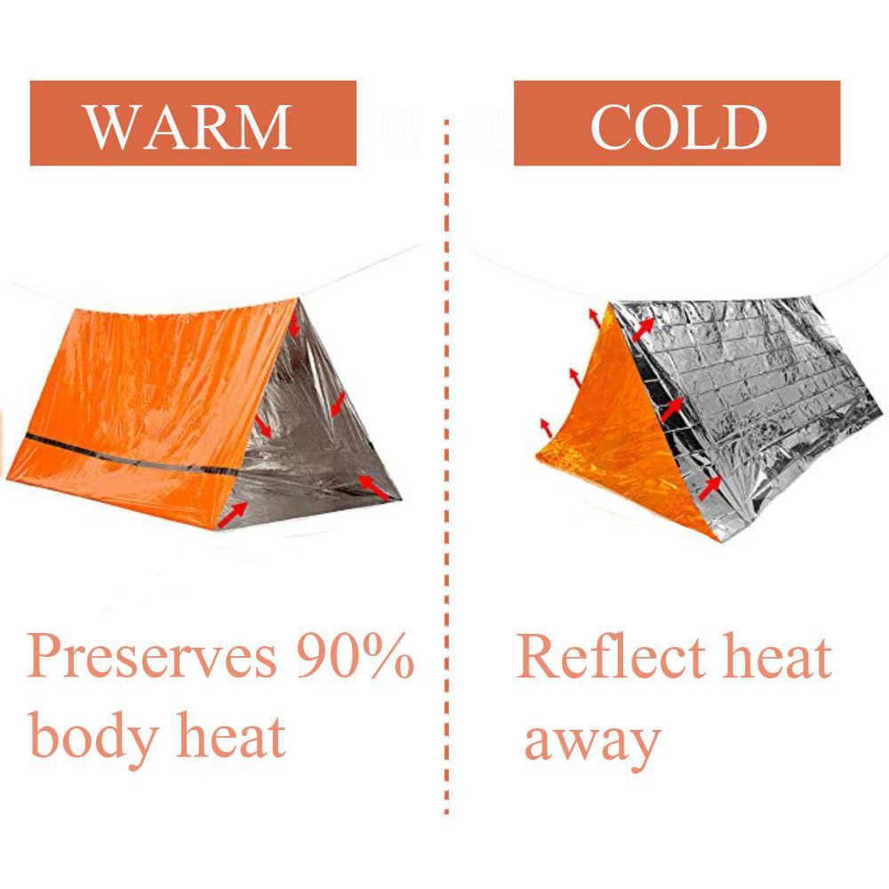 2 Person Emergency Shelter Biv - Emergency Mylar Tent 评论和价格