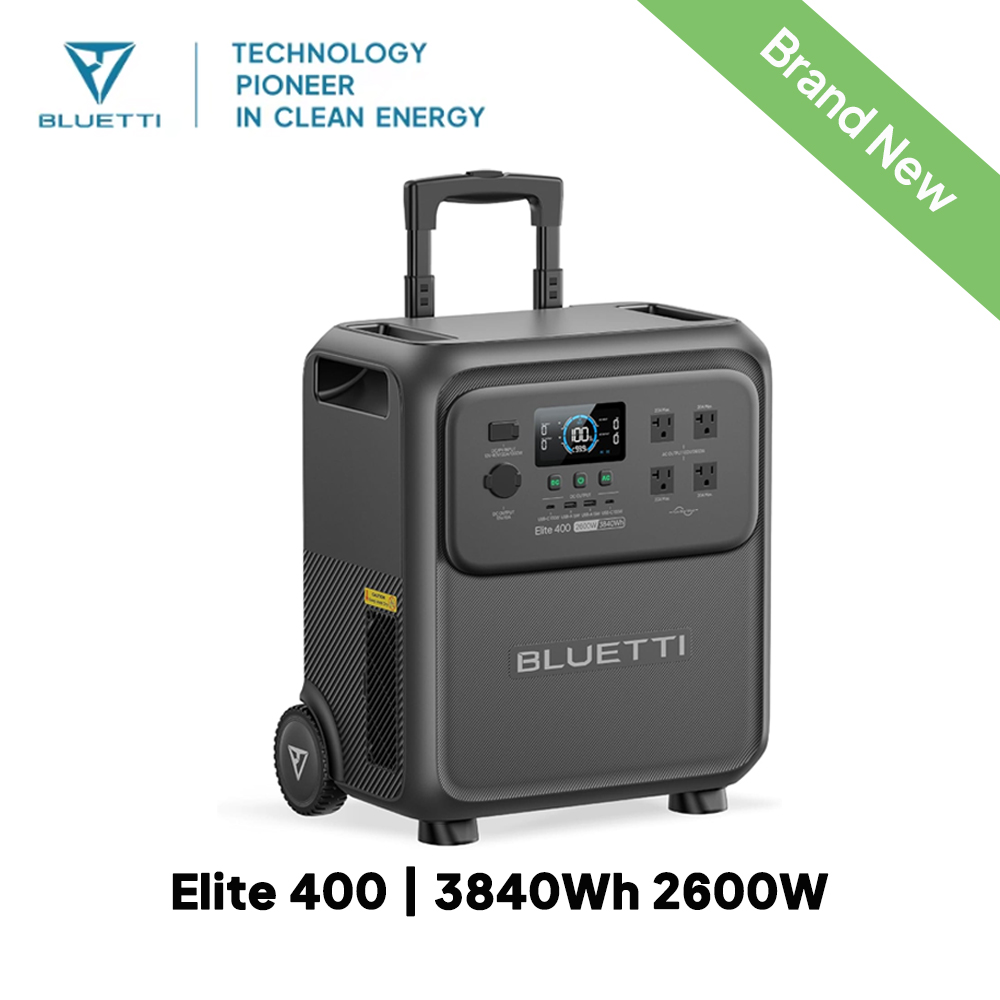 BLUETTI Elite 400 2600W 3840Wh - Solar Emergency Charger 评论和价格