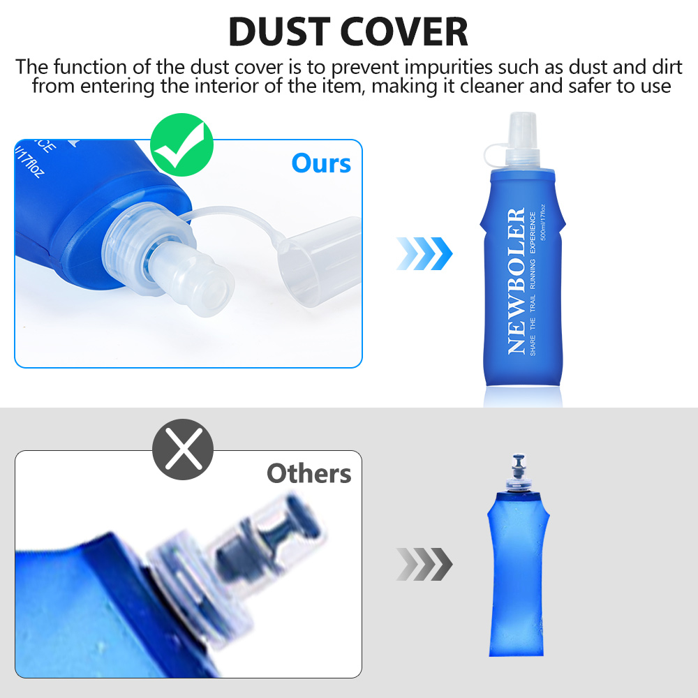 NEWBOLER 150ml 250ml 500ml Wat - Water Bag Collapsible 评论和价格