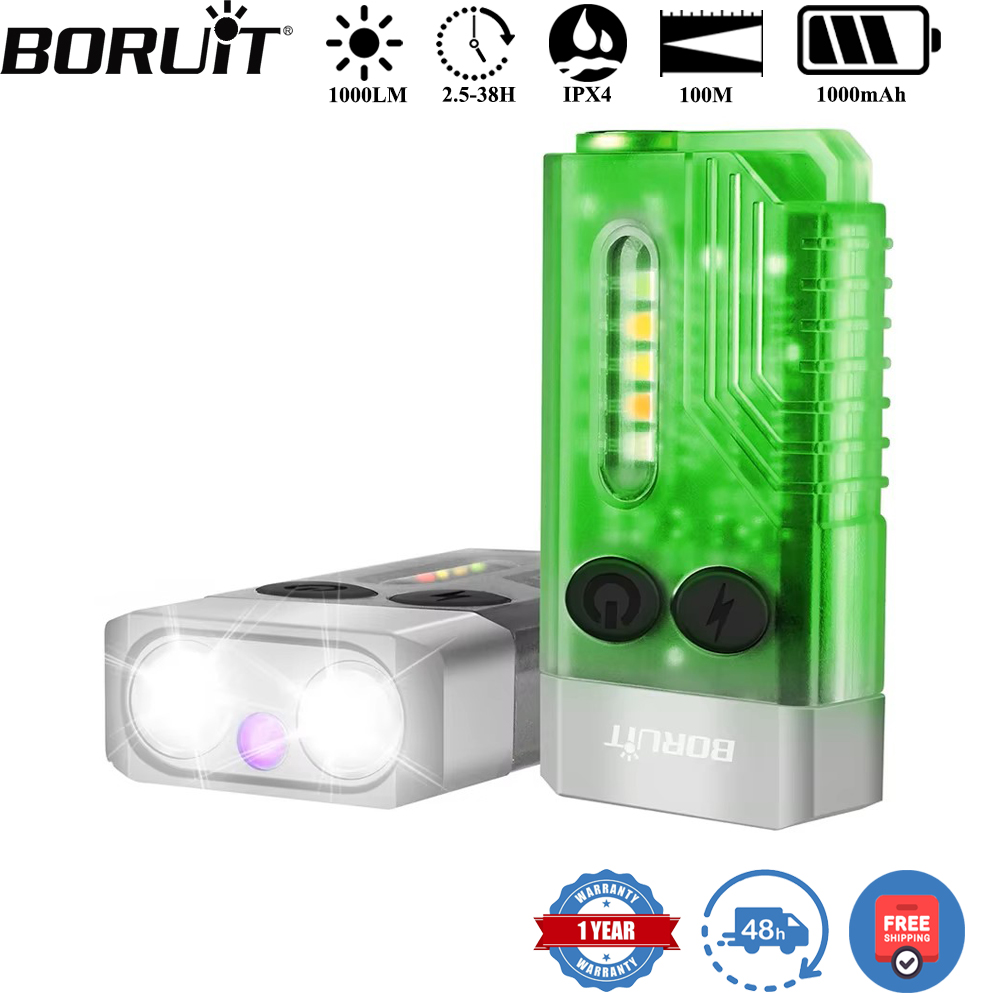 BORUiT V10 Keychain UV LED EDC - Fishing Kit Compact 评论和价格