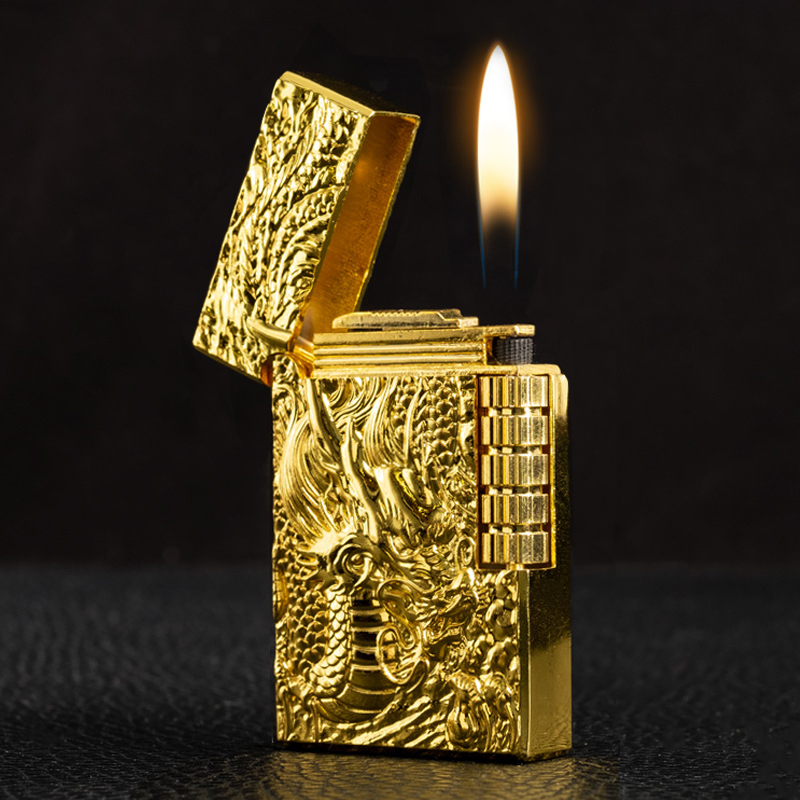 Dragon Gas Lighter Grinding Je - Fire Starting Kit 评论和价格