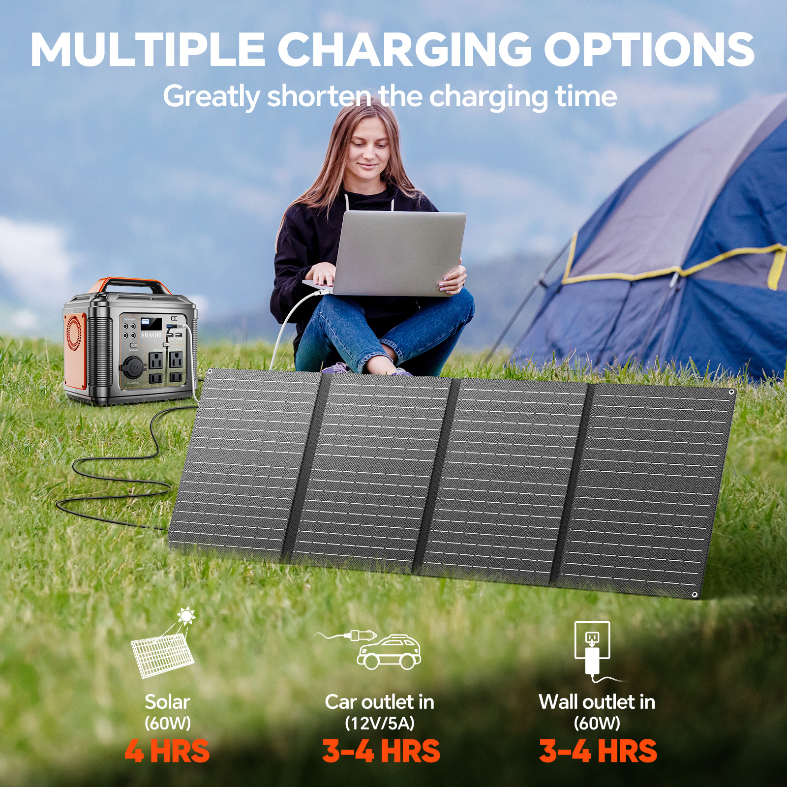 300W Portable Power Station, 2 - Solar Emergency Charger 评论和价格