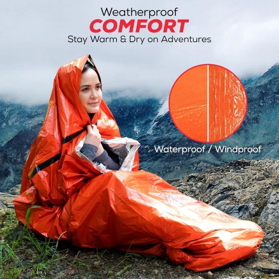 1PC Anti-rain Emergency Sleepi - Emergency Mylar Tent 评论和价格