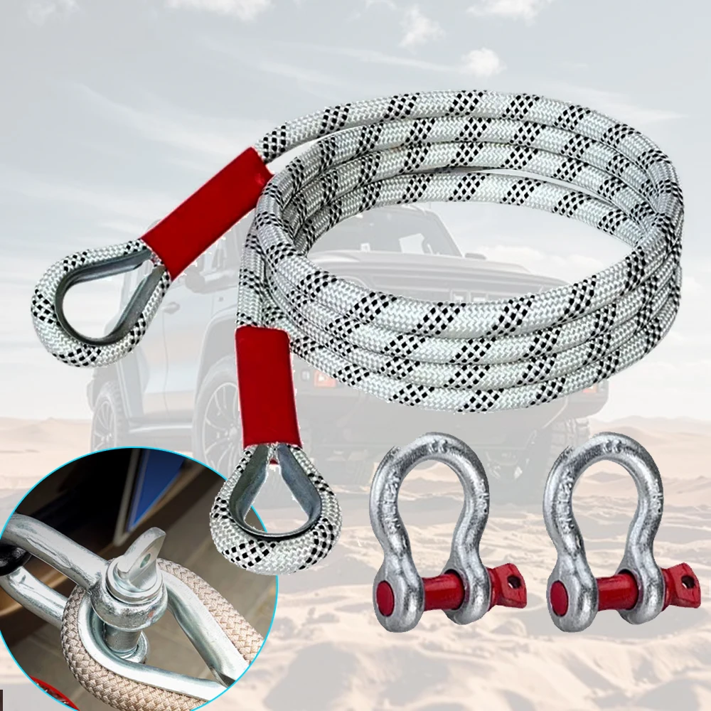 New Car Tow Strap 4x4 Offroad  - Rescue Rope Throw 评论和价格