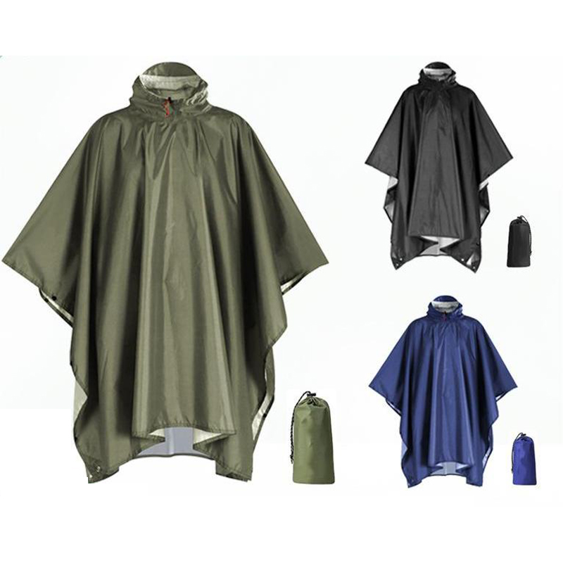 Heavy Duty Rain Poncho For Bac - Emergency Poncho Rain 评论和价格