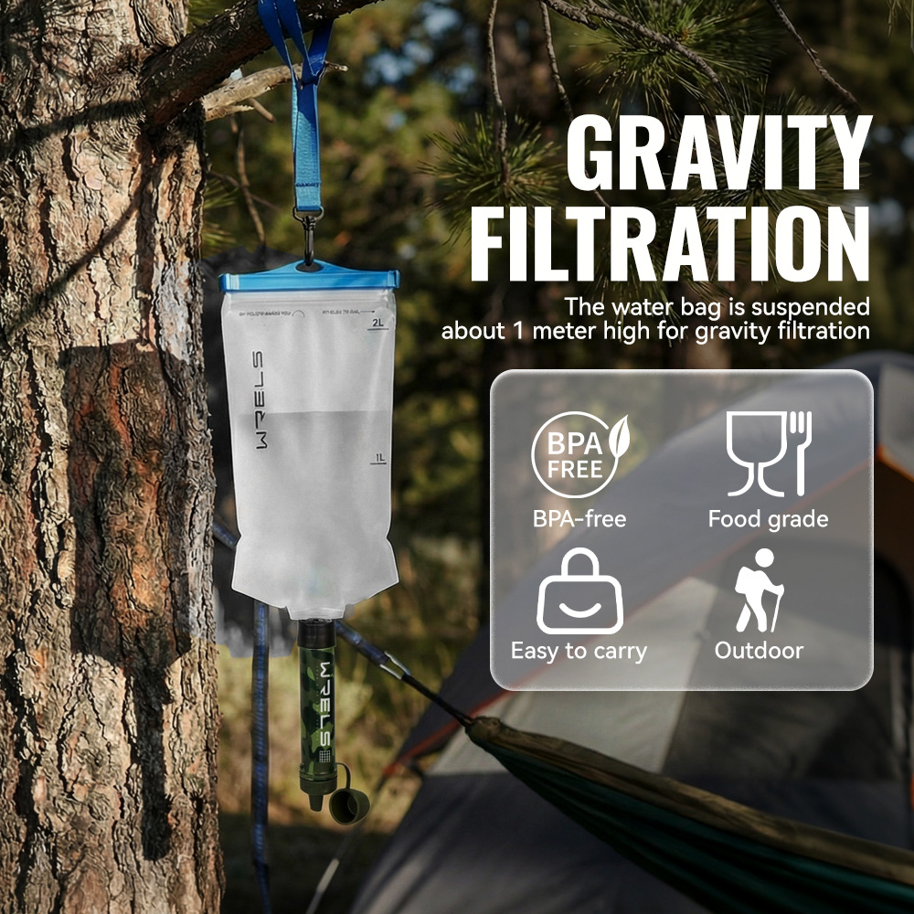 WRELS Outdoor Portable Water F - Water Purification Straw 评论和价格
